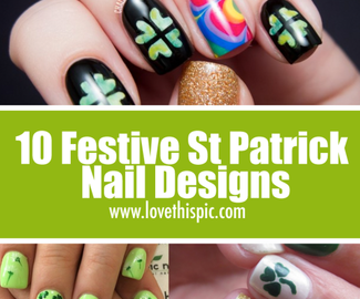 10 Festive St Patrick Nail Designs