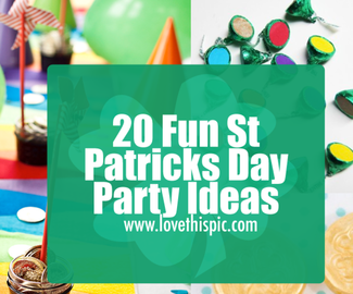 20 Fun St Patricks Day Party Ideas
