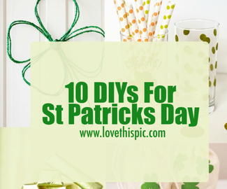 10 DIYs For St Patricks Day
