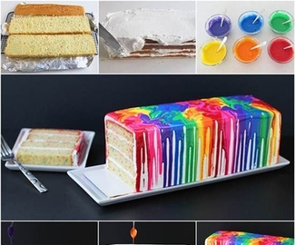 DIY Rainbow Cake
