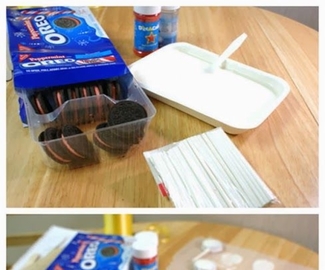 Peppermint Oreo Lollipops Recipe