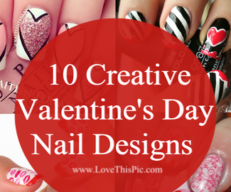 10 Creative Valentine's Day Nail Designs