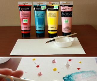 DIY Abstract Painting