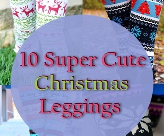 10 Super Cute Christmas Leggings