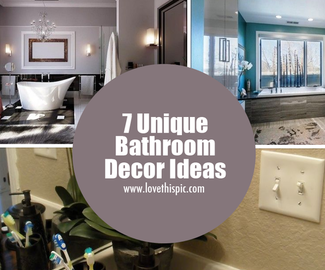 7 Unique Bathroom Decor Ideas