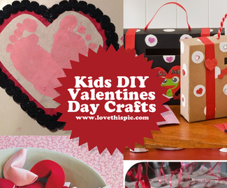 Kids DIY Valentines Day Crafts