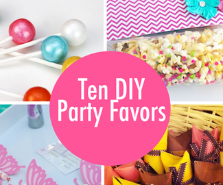 Ten DIY Party Favors