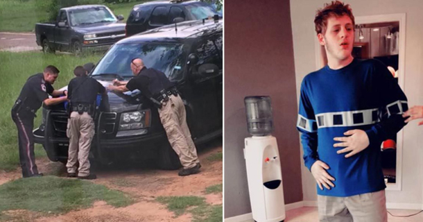 Picture Of Cops 'Working' Gains Viral Attention After Mom Exposes Truth About What They Were Really Caught Doing