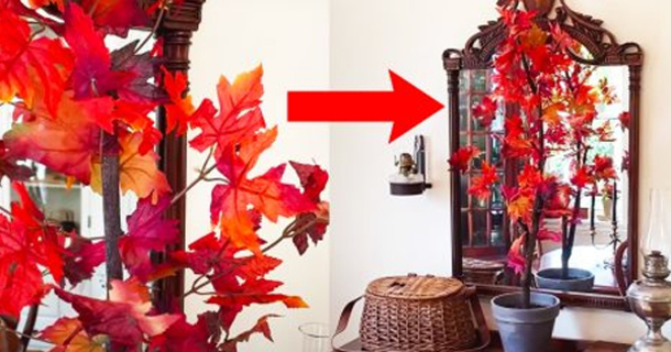 How To Make A Fall Tree Decor Idea For Home