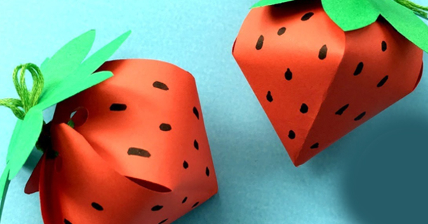 Diy Strawberry Gift Box Tutorial