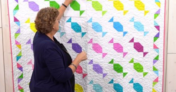 DIY Candy Twist Quilt Tutorial