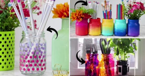 15 GREAT WAYS TO TRANSFORM AND REPURPOSE MASON JARS visual data 5