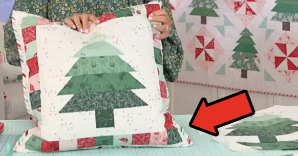 Sew Your Way to Christmas Cheer with This Easy Tree Quilt Block