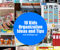 10 Kids Organization Ideas and Tips