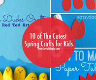 10 of The Cutest Spring Crafts for Kids
