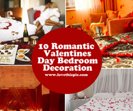 10 Romantic Valentines Day Bedroom Decoration