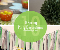 10 Spring Party Decorations