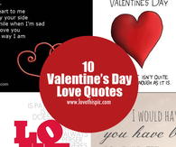 10 Valentines Day Love Quotes
