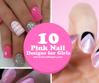 10 Pink Nail Designs for Girls