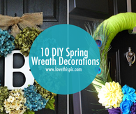 10 DIY Spring Wreath Decorations