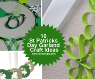 10 St Patricks Day Garland Craft Ideas