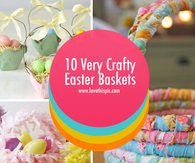 10 Very Crafty Easter Baskets