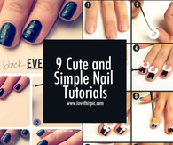 9 Cute and Simple Nail Tutorials