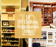 10 DIY Clothing Organization Ideas