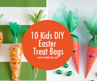 10 Kids DIY Easter Treat Bags