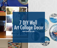 7 DIY Wall Art Collage Decor