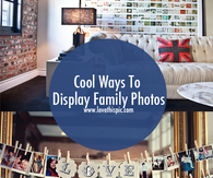 Cool Ways To Display Family Photos