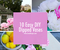 10 Easy DIY Dipped Vases