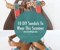 10 DIY Sandals To Wear This Summer