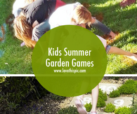 Kids Summer Garden Games