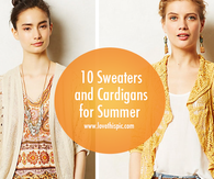 10 Sweaters and Cardigans for Summer
