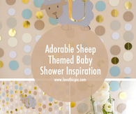 Adorable Sheep Themed Baby Shower Inspiration