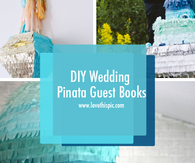 DIY Wedding Pinata Guest Books