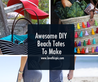 Awesome DIY Beach Totes To Make
