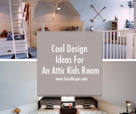 Cool Design Ideas For An Attic Kids Room