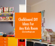 Chalkboard DIY Ideas For Any Kids Room
