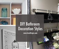 DIY Bathroom Decoration Styles