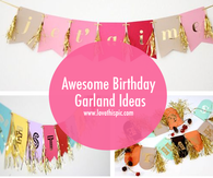 Awesome Birthday Garland Ideas