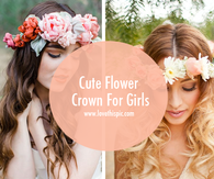 Cute Flower Crown For Girls