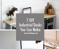 7 DIY Industrial Desks You Can Make