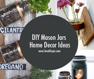 DIY Mason Jars Home Decor Ideas