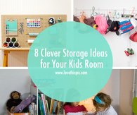 8 Clever Storage Ideas for Your Kids Room