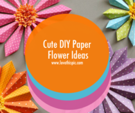 Cute DIY Paper Flower Ideas