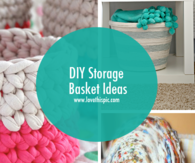 DIY Storage Basket Ideas