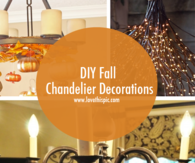 DIY Fall Chandelier Decorations
