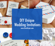 DIY Unique Wedding Invitations